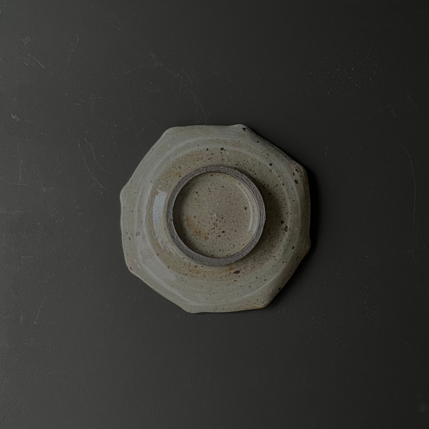 三島八角豆皿