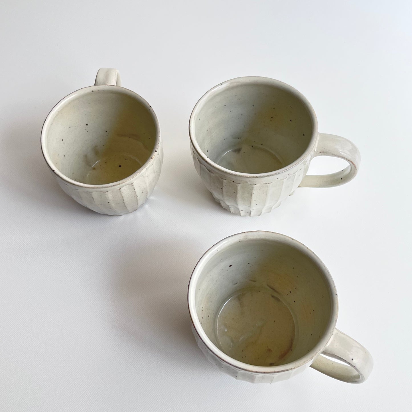粉引コーヒーカップ&ソーサー