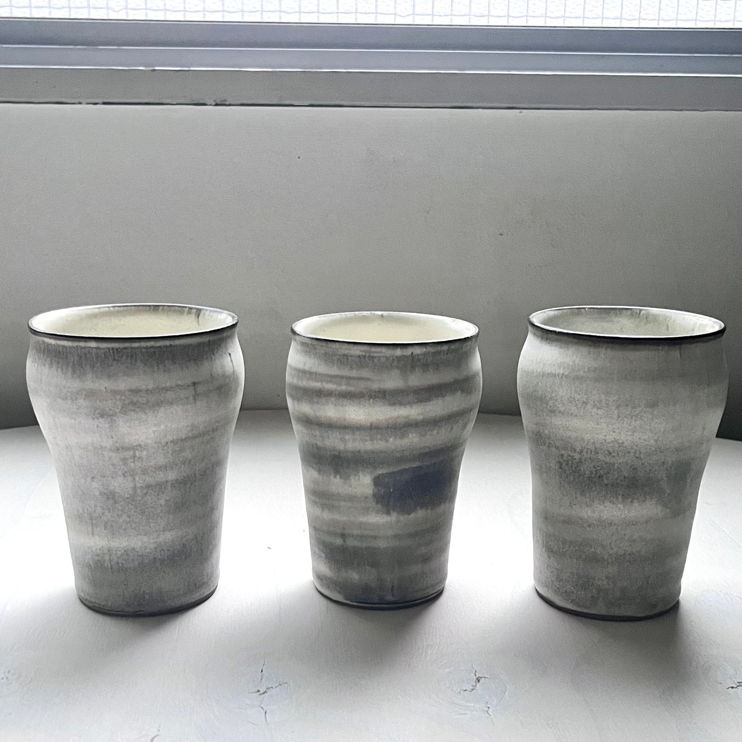 つぶ化粧緑釉フリーカップ