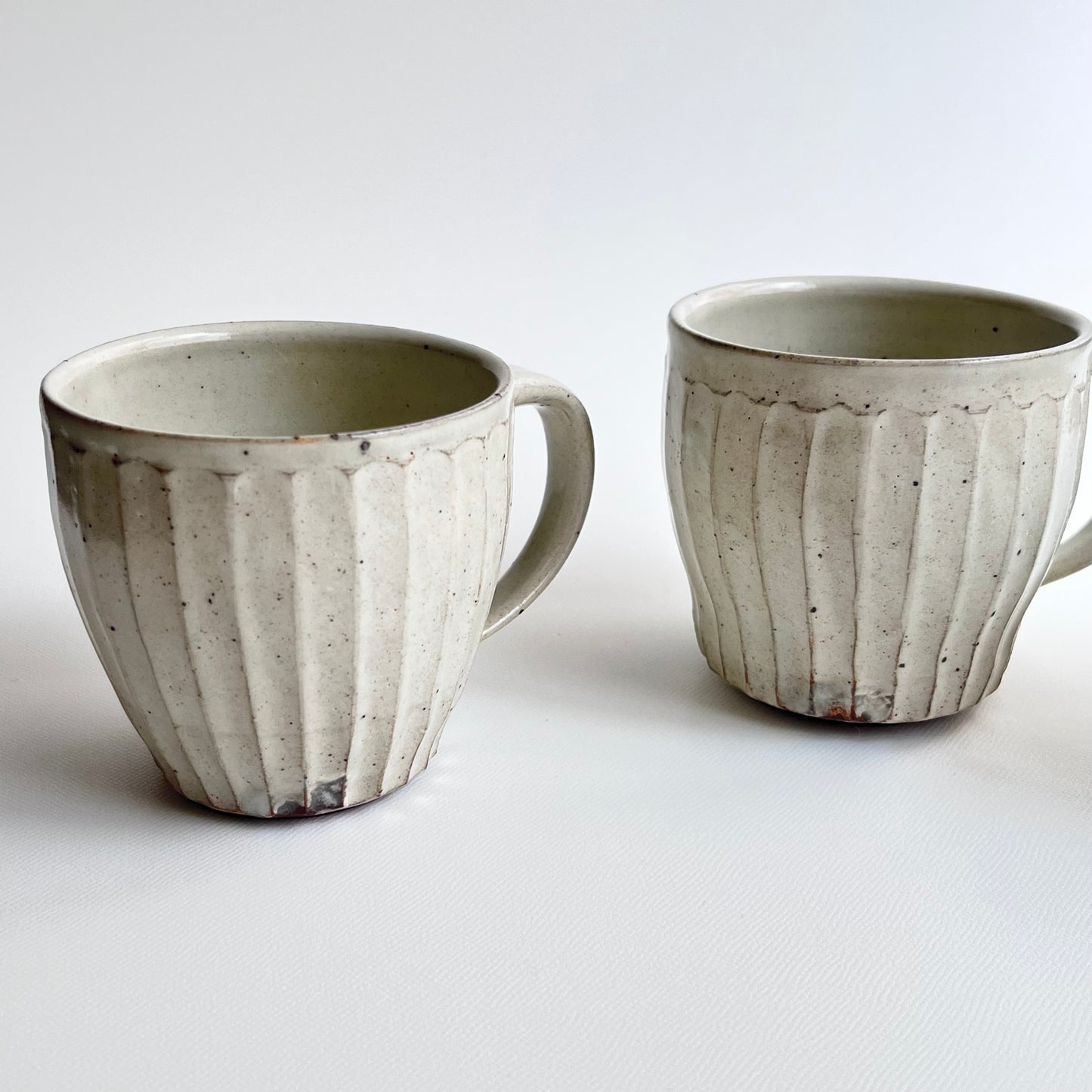 粉引コーヒーカップ&ソーサー