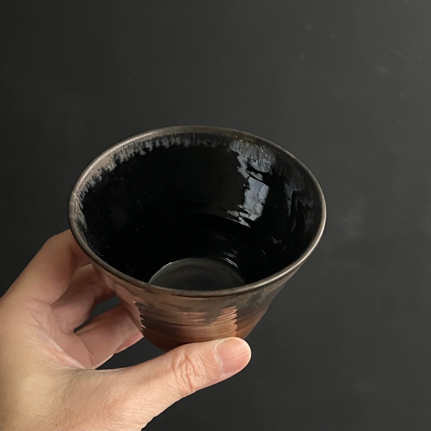 黒釉ロックグラス(大)