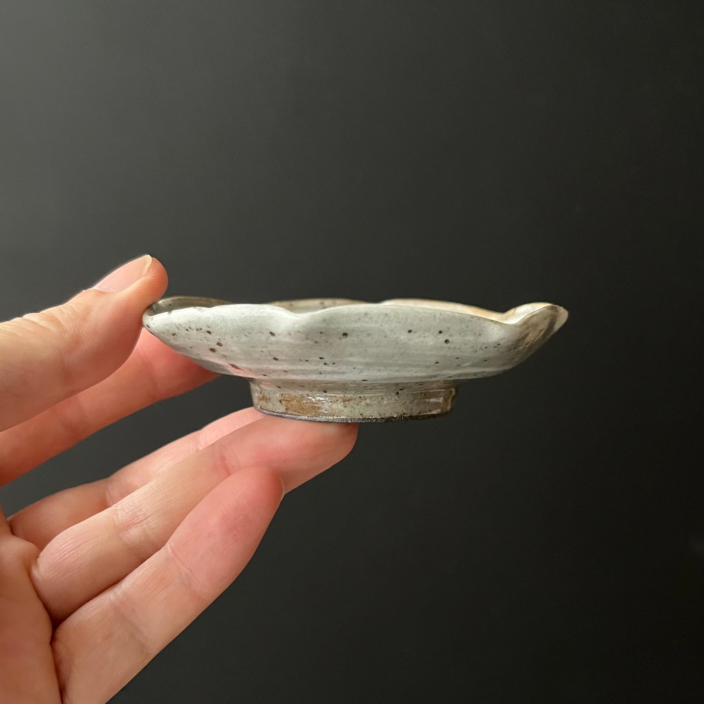三島八角豆皿