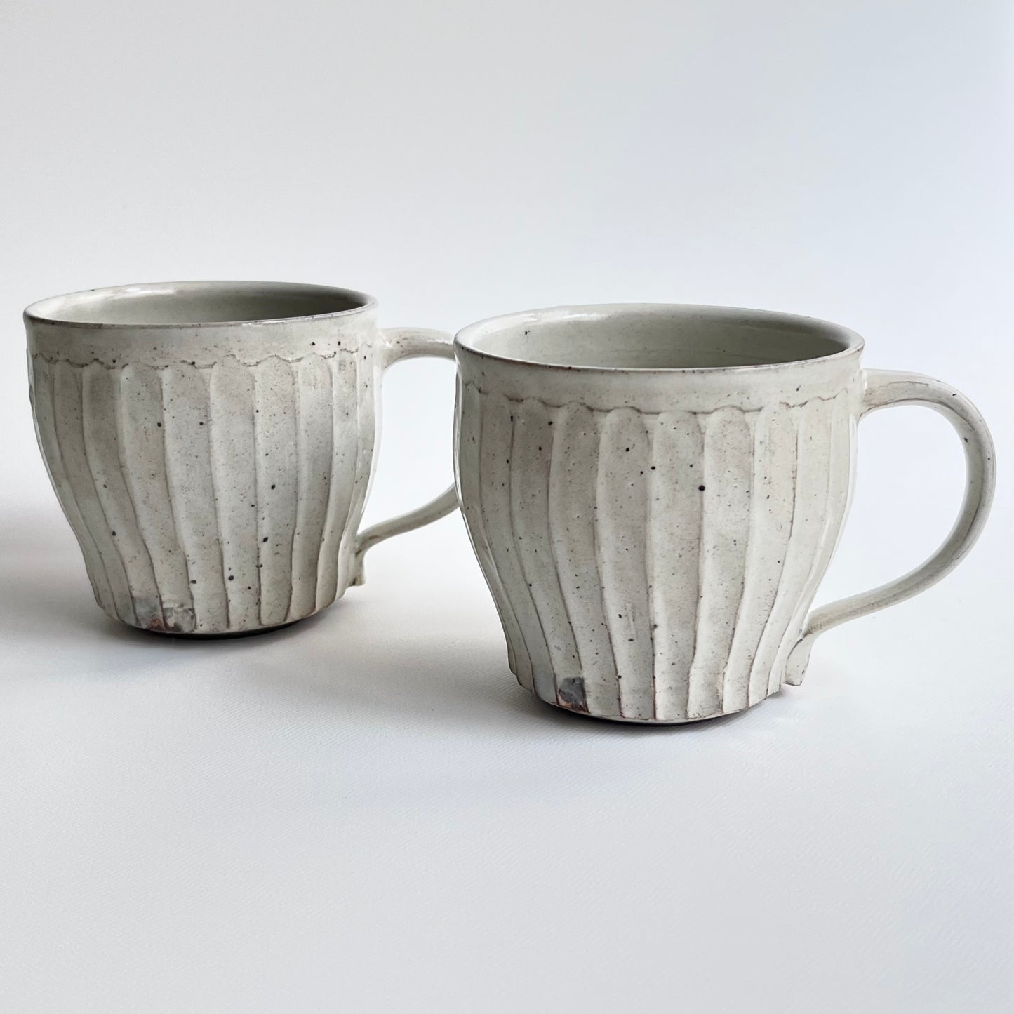 粉引コーヒーカップ&ソーサー