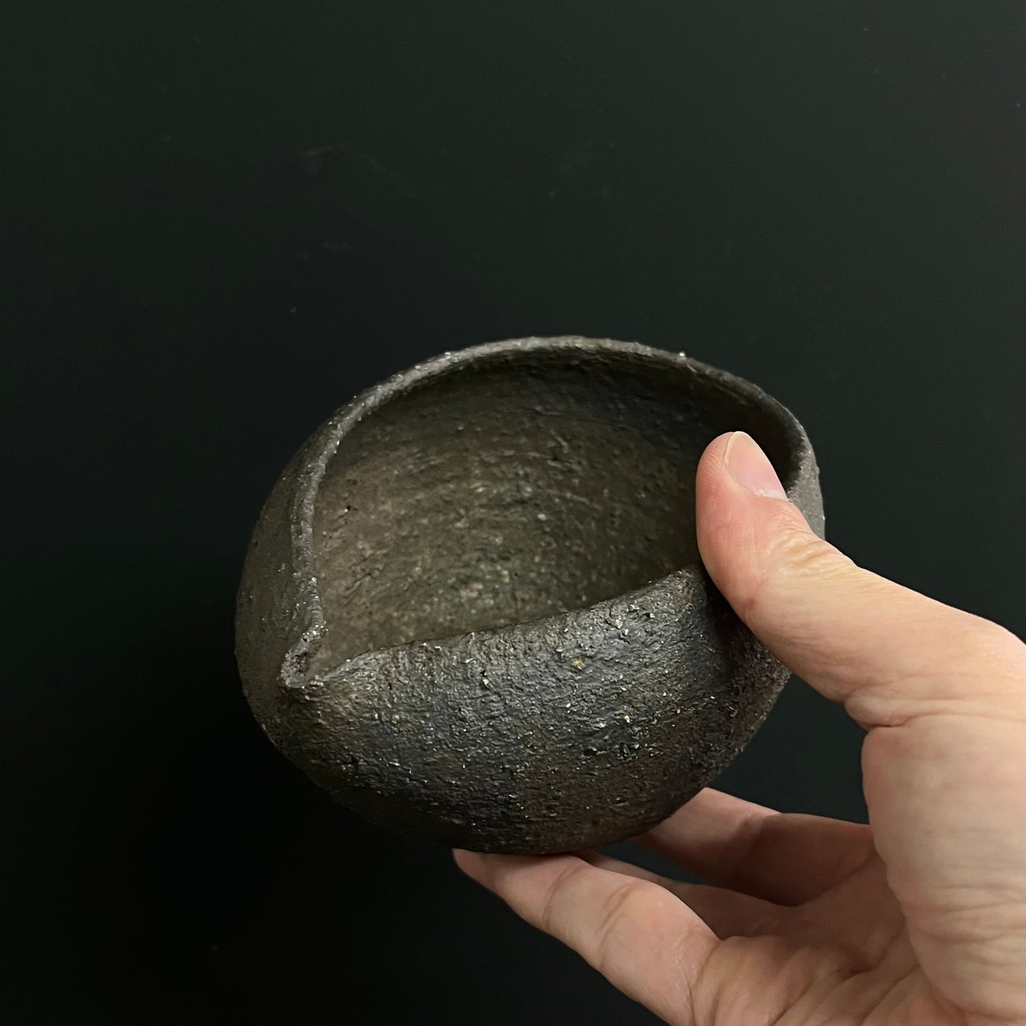 焼〆片口(丸)