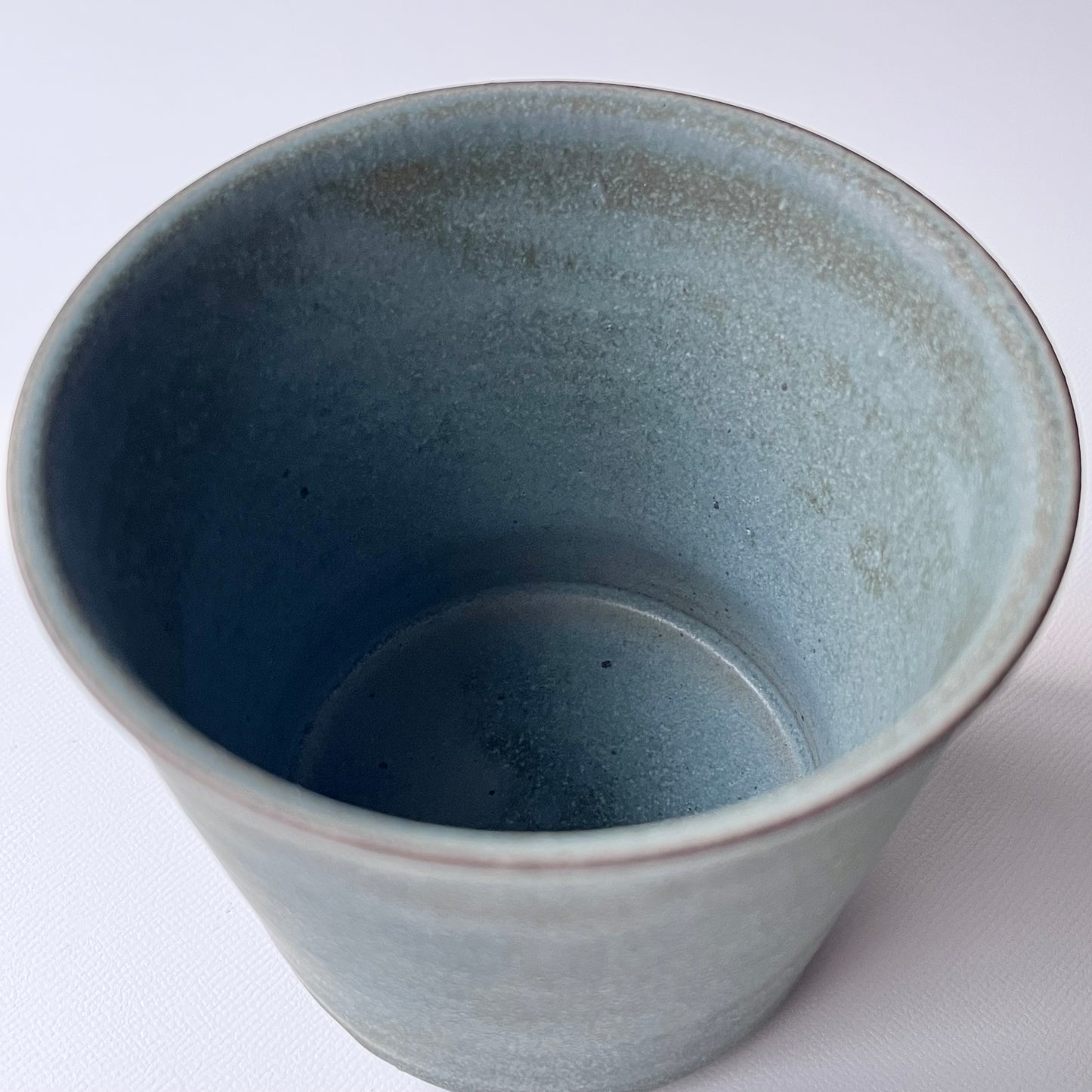 鉄釉カップ