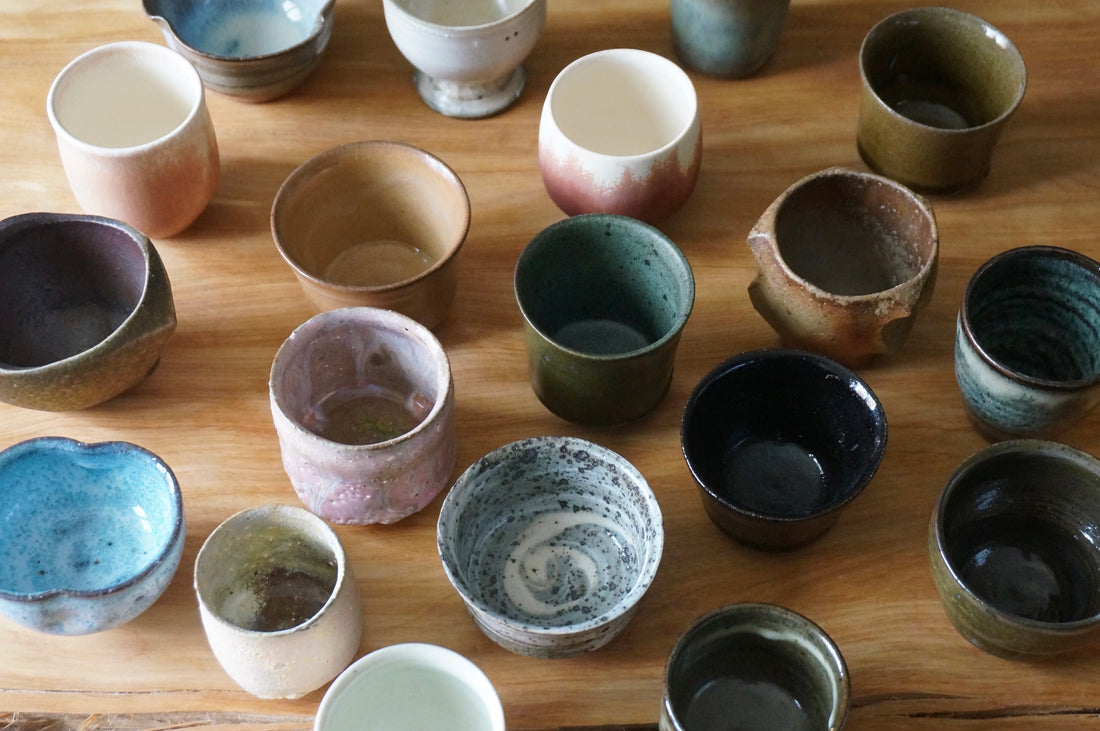 年末のこの時期は… / Sake cups