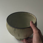 つぶ化粧緑釉ボウル - dandeliOn