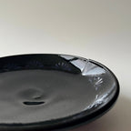 黒絵小皿　パルメット