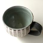 丸マグカップ（黒縞々） - dandeliOn
