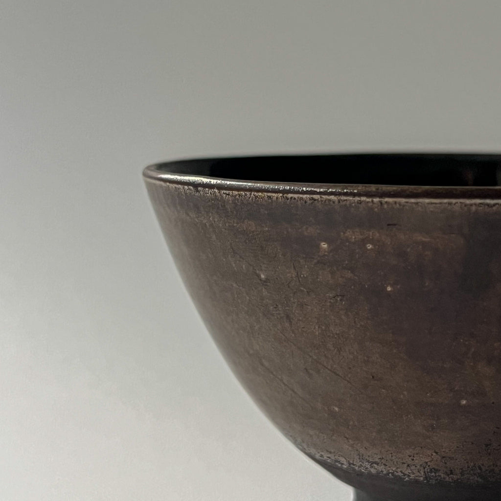 黒釉飯碗