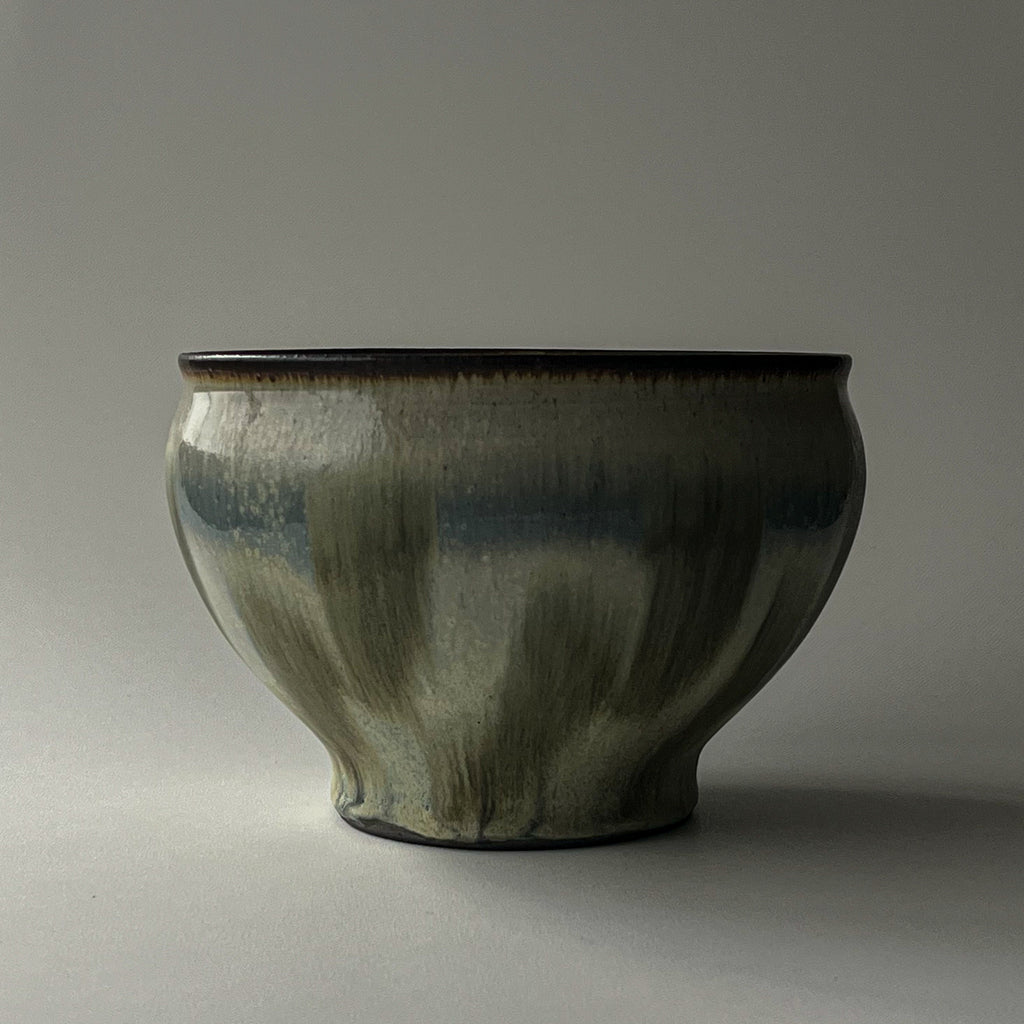 つぶ化粧緑釉ボウル - dandeliOn