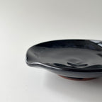 黒絵小皿　パルメット