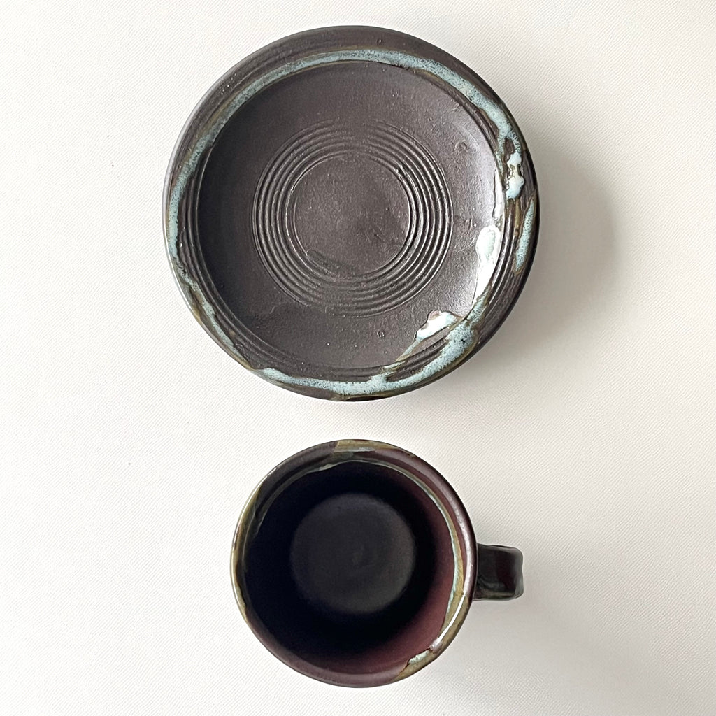 コーヒーカップセット（流し掛け）