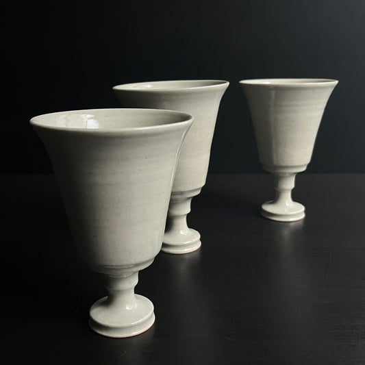白磁ゴブレット（大）