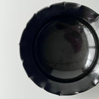 黒釉輪花向附