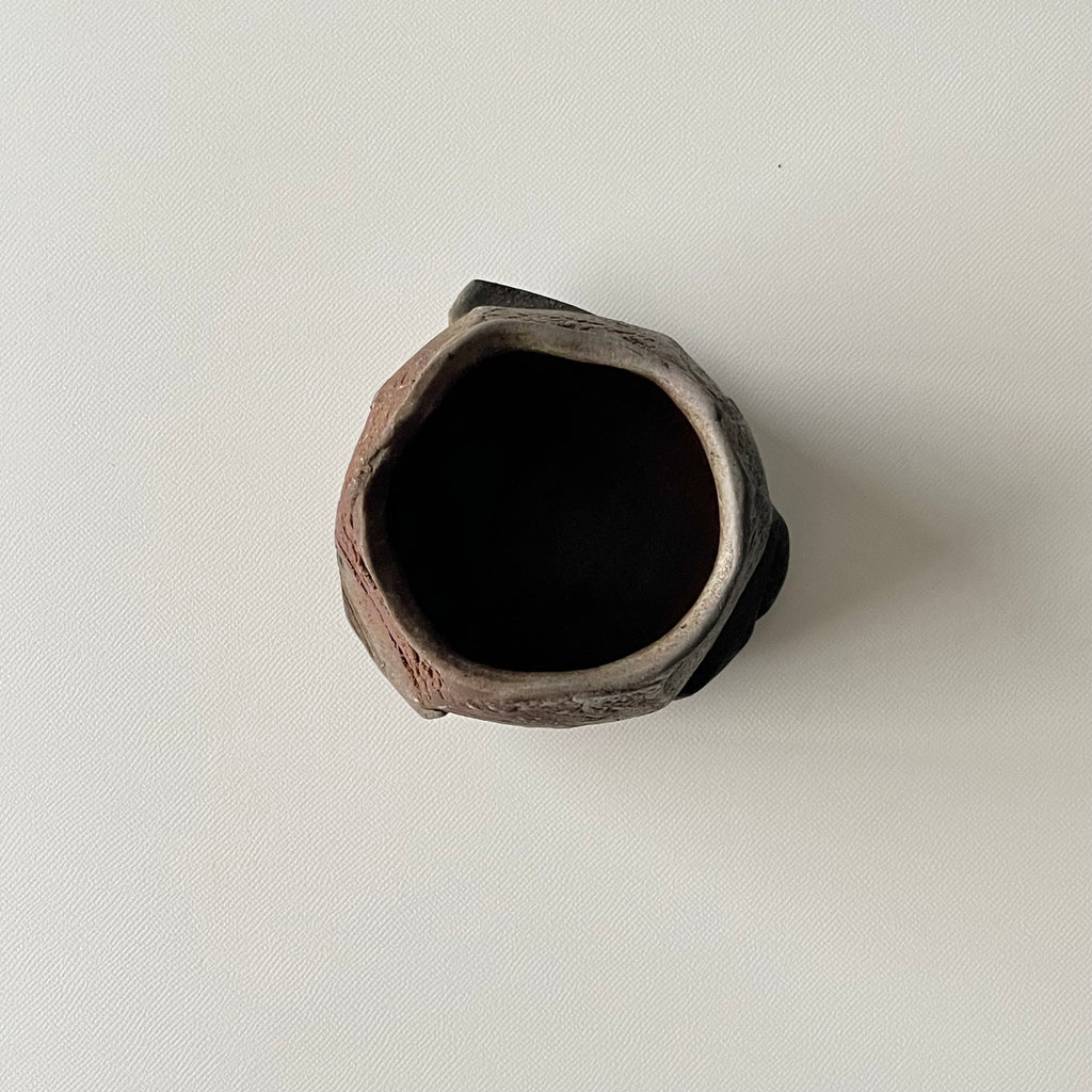 焼〆面取焼酎呑