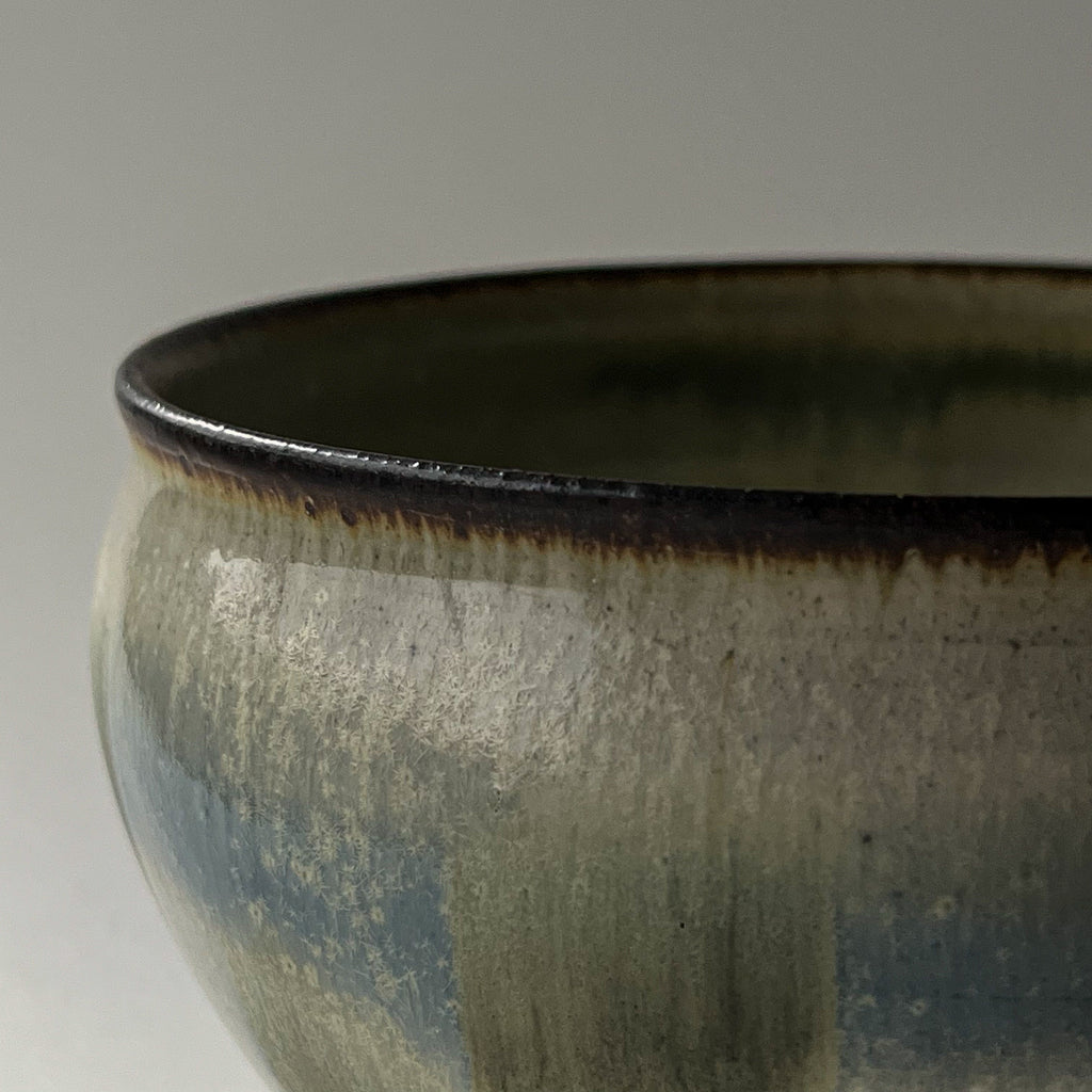 つぶ化粧緑釉ボウル - dandeliOn