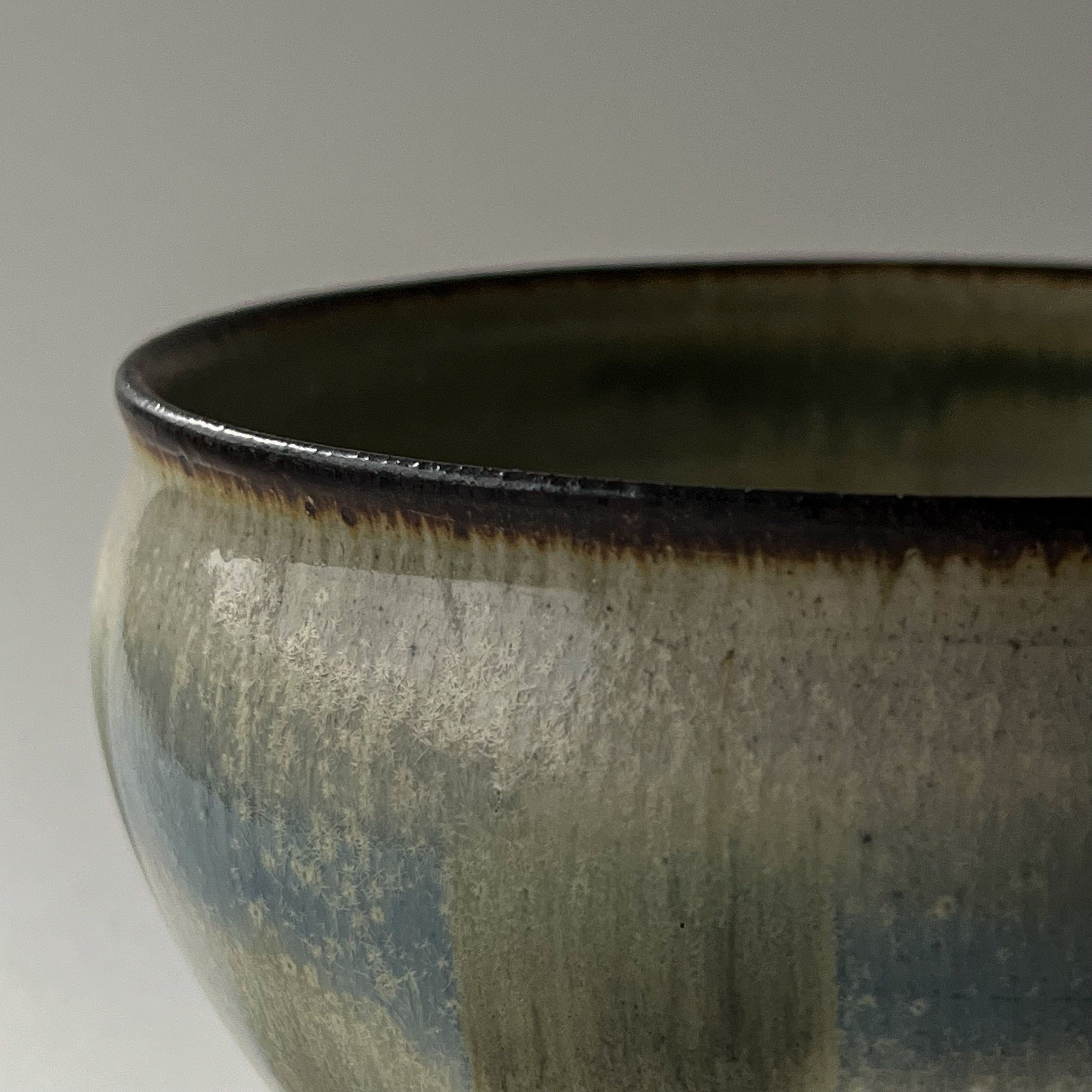 つぶ化粧緑釉ボウル - dandeliOn