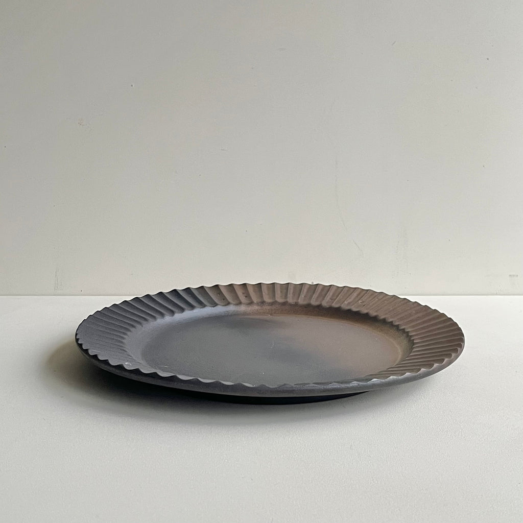 鎬リム皿　マンガン金 - dandeliOn