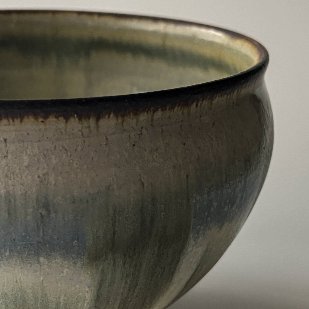 つぶ化粧緑釉ボウル - dandeliOn