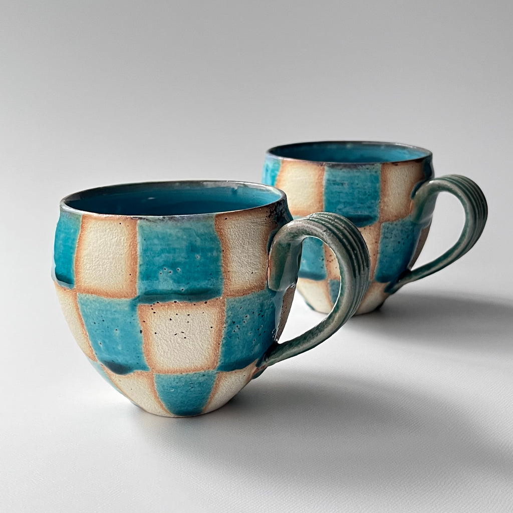 マグカップ（市松）