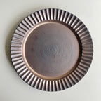 鎬リム皿　マンガン金 - dandeliOn