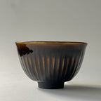 飴釉鎬飯碗