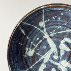 青小代尺皿