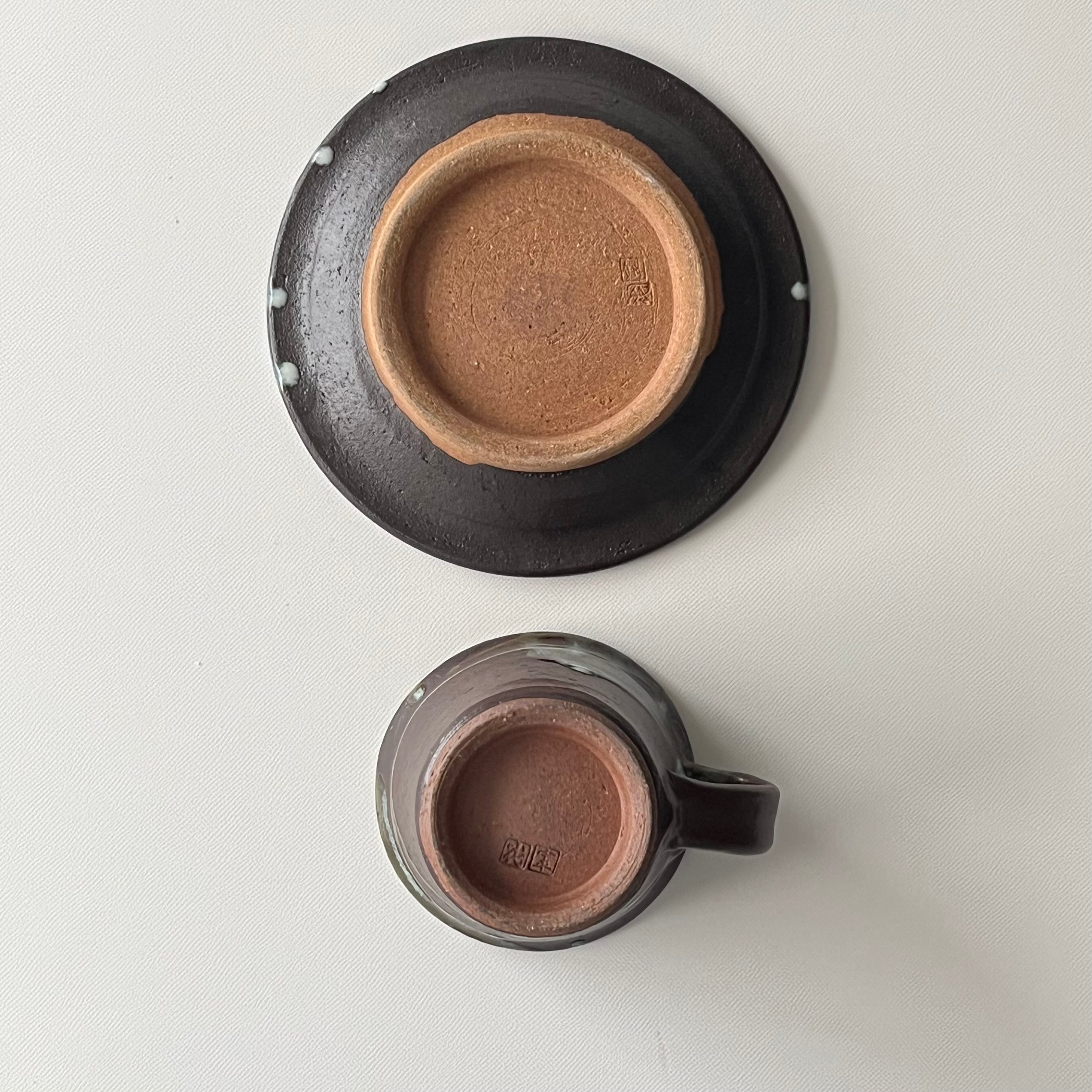 コーヒーカップセット（流し掛け）