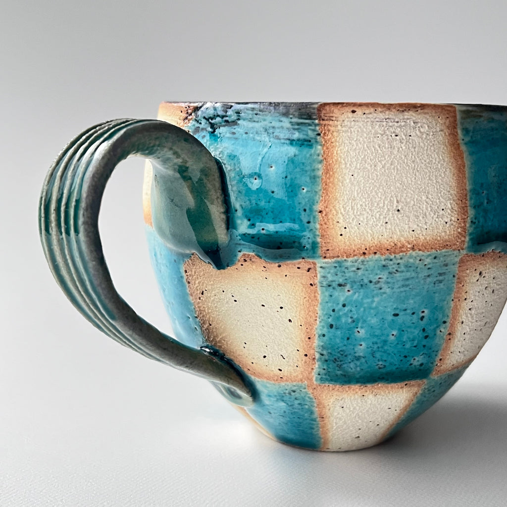 マグカップ（市松）