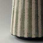 切立マグカップ（青縞々）