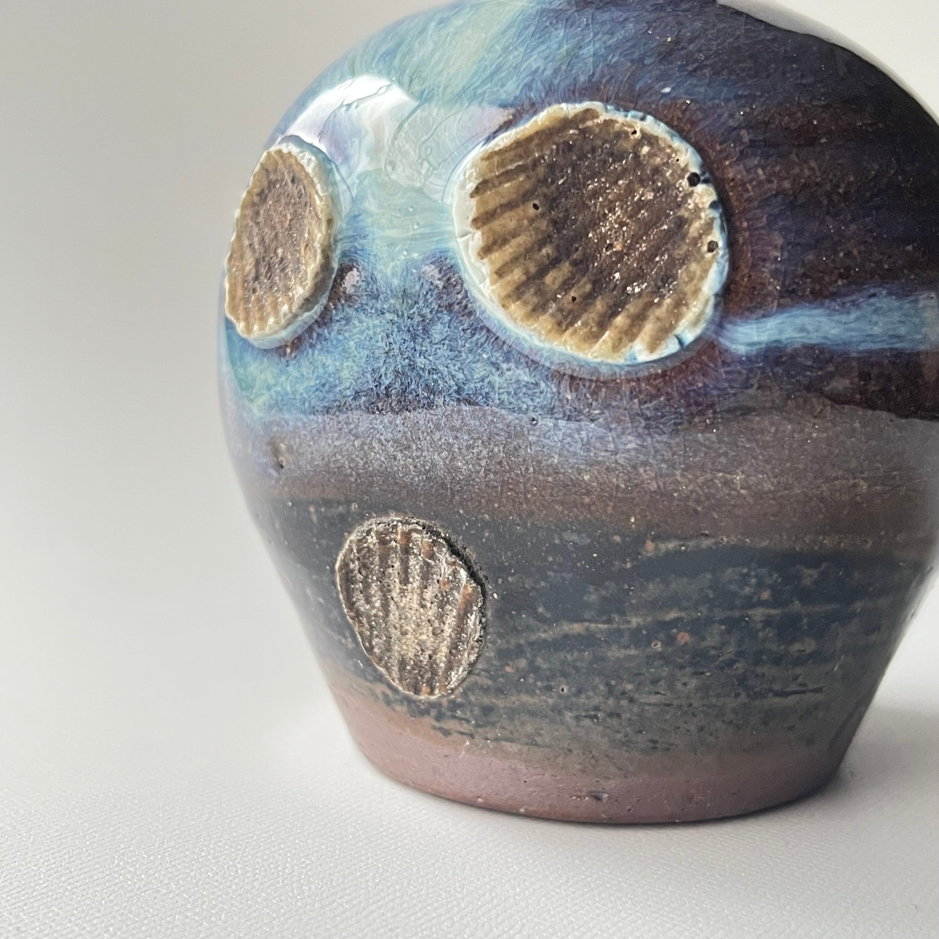 青小代扁壺徳利 - dandeliOn