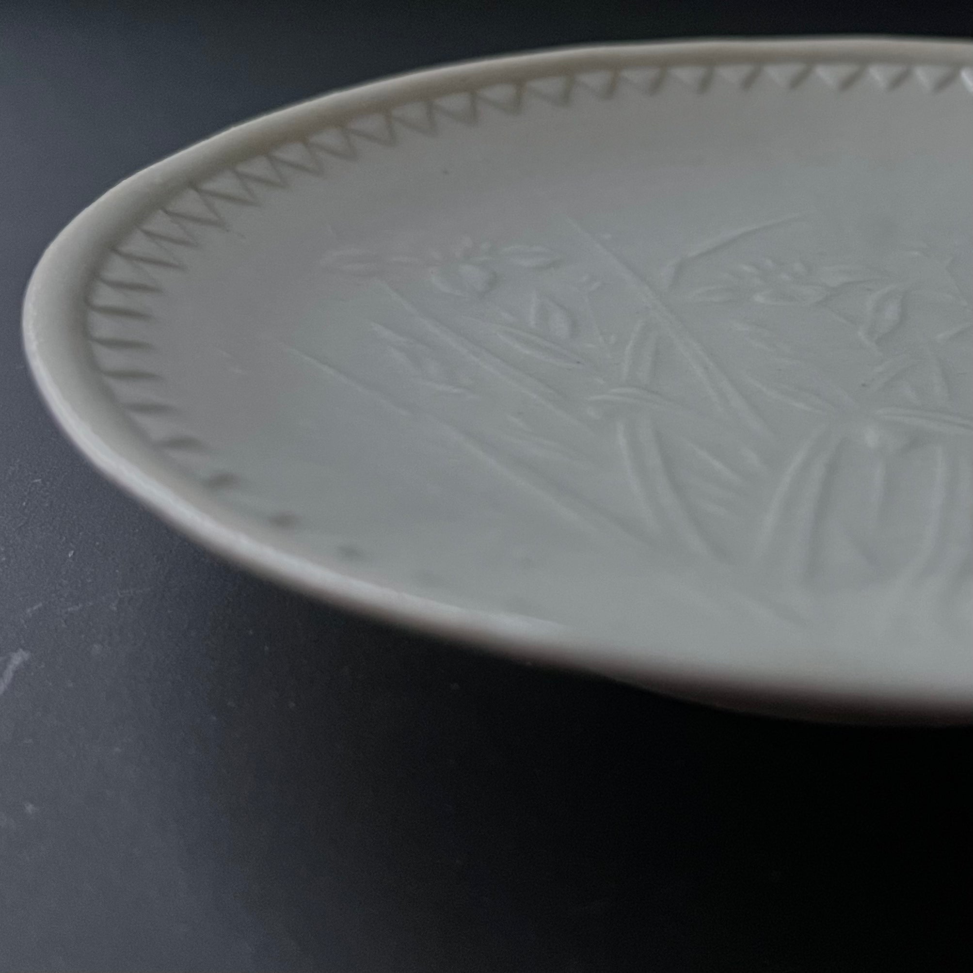 白磁菖蒲文皿 - dandeliOn