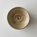 刷毛目 薄茶茶碗