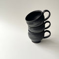 黒釉丸マグ