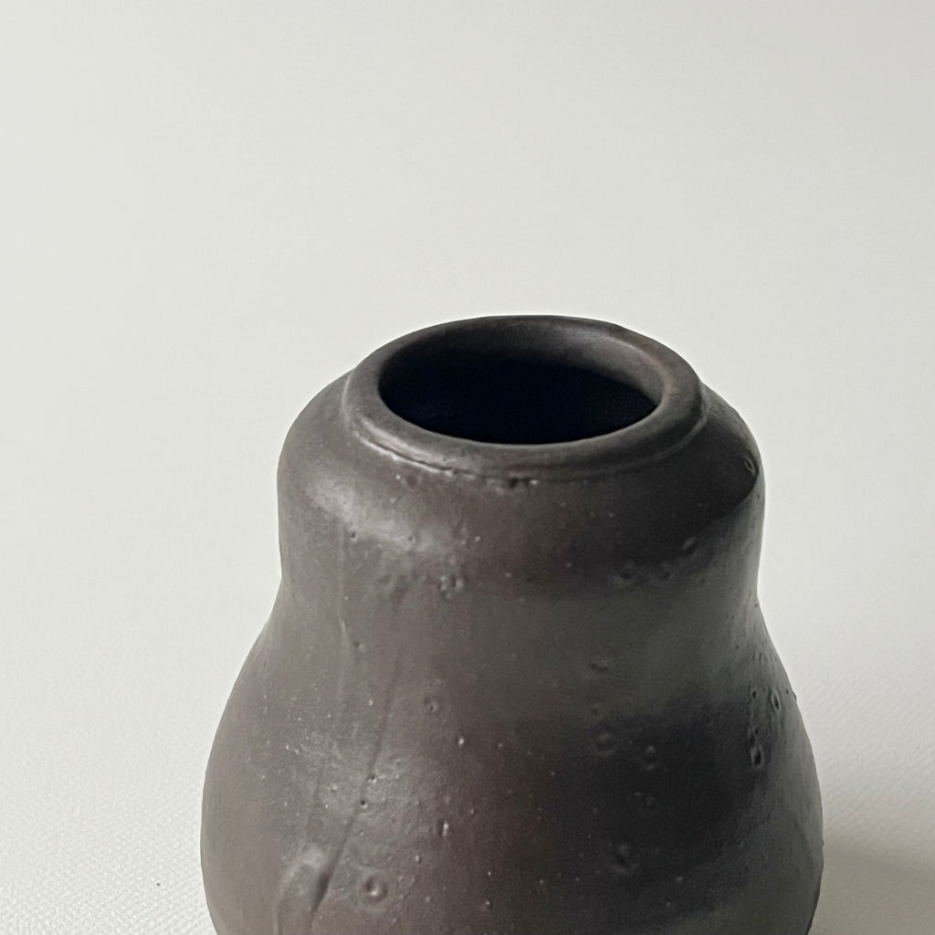 馬門釉一輪挿し