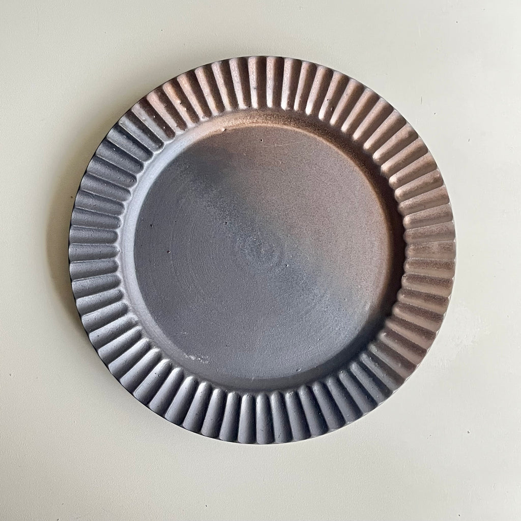 鎬リム皿　マンガン金 - dandeliOn