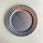 鎬リム皿　マンガン金 - dandeliOn