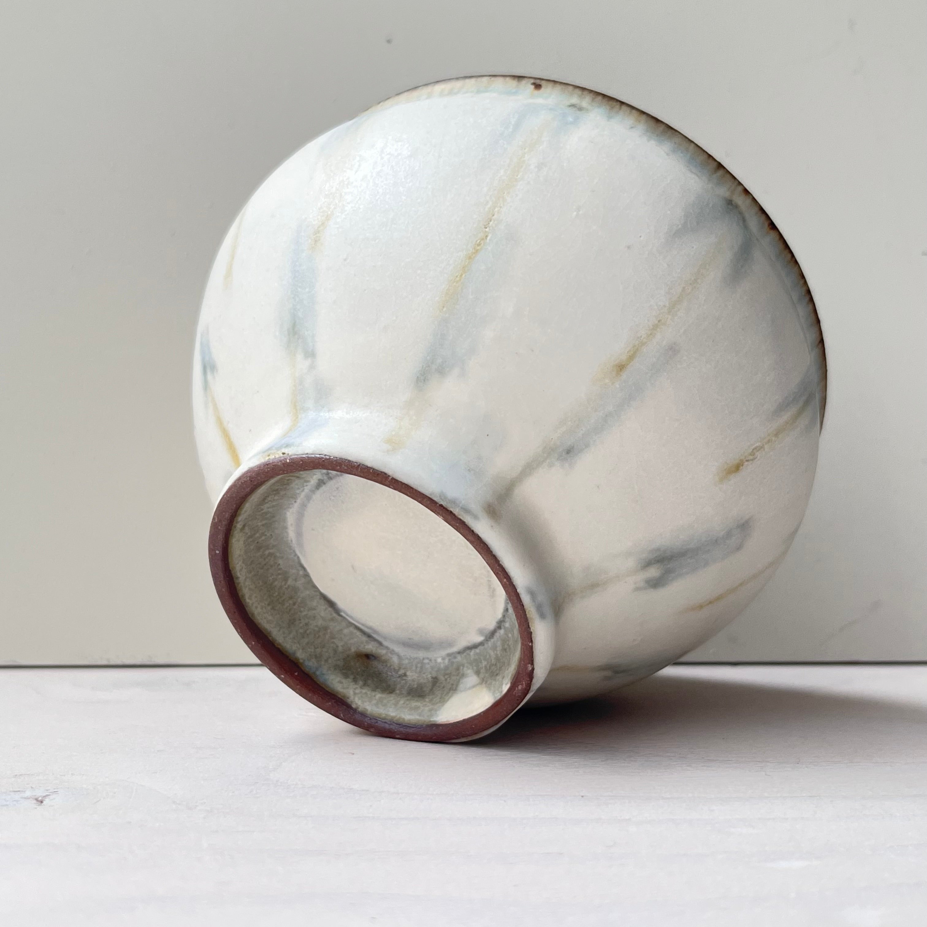 つぶ化粧緑釉碗 / 大 - dandeliOn