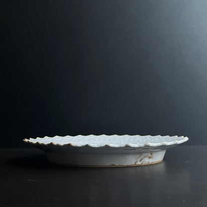 白釉デザート皿