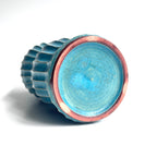 トルコ釉シノギ花器