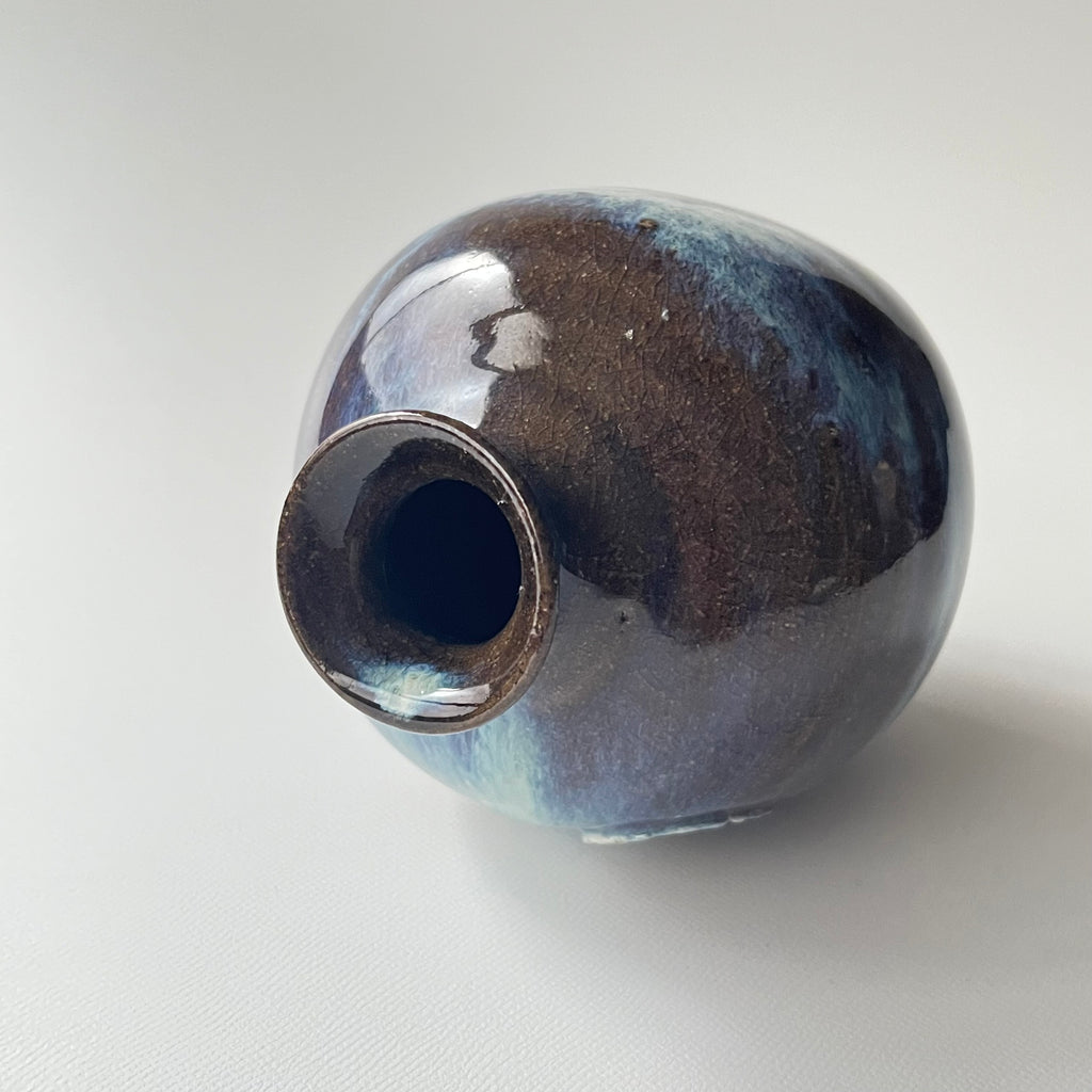 青小代扁壺徳利 - dandeliOn