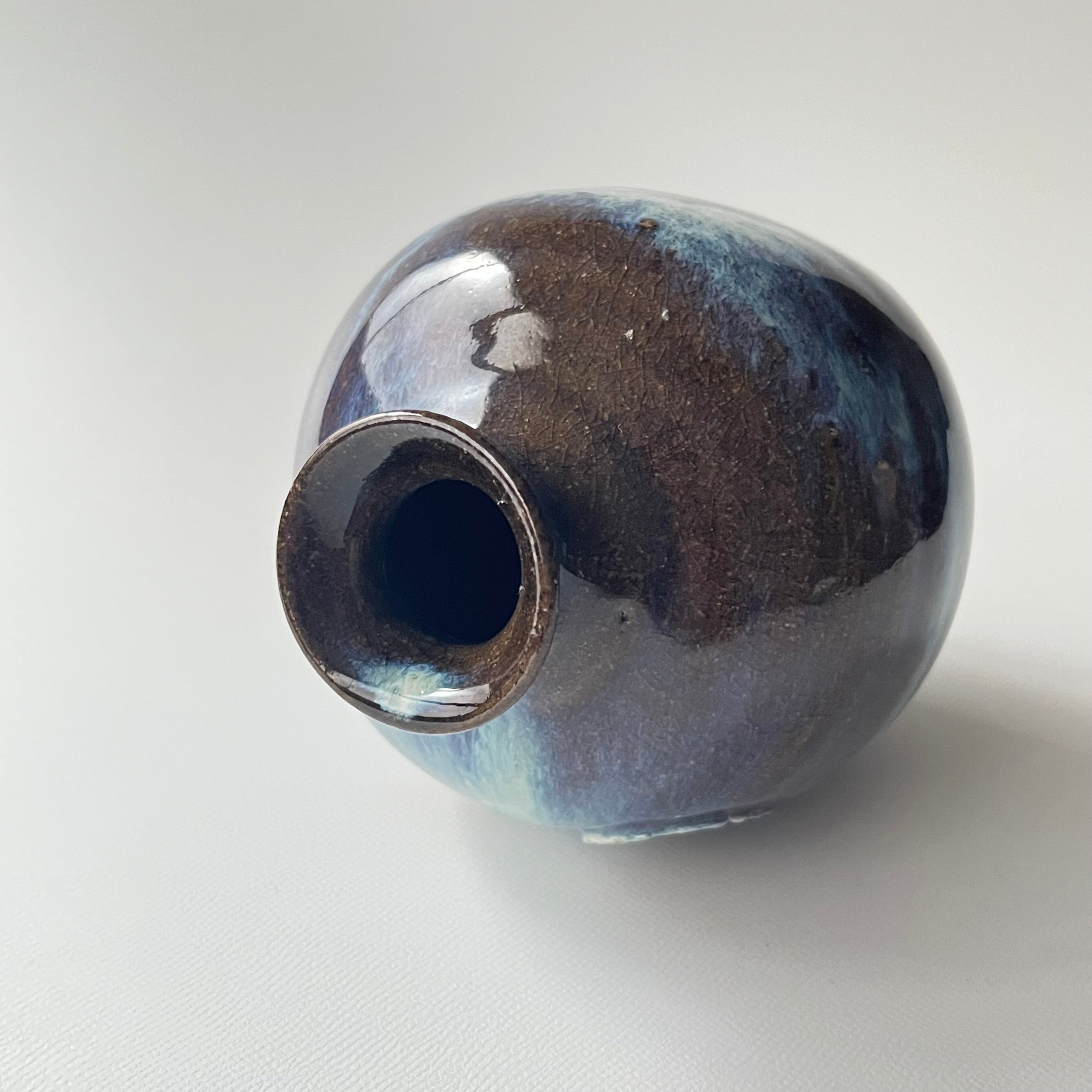 青小代扁壺徳利 - dandeliOn