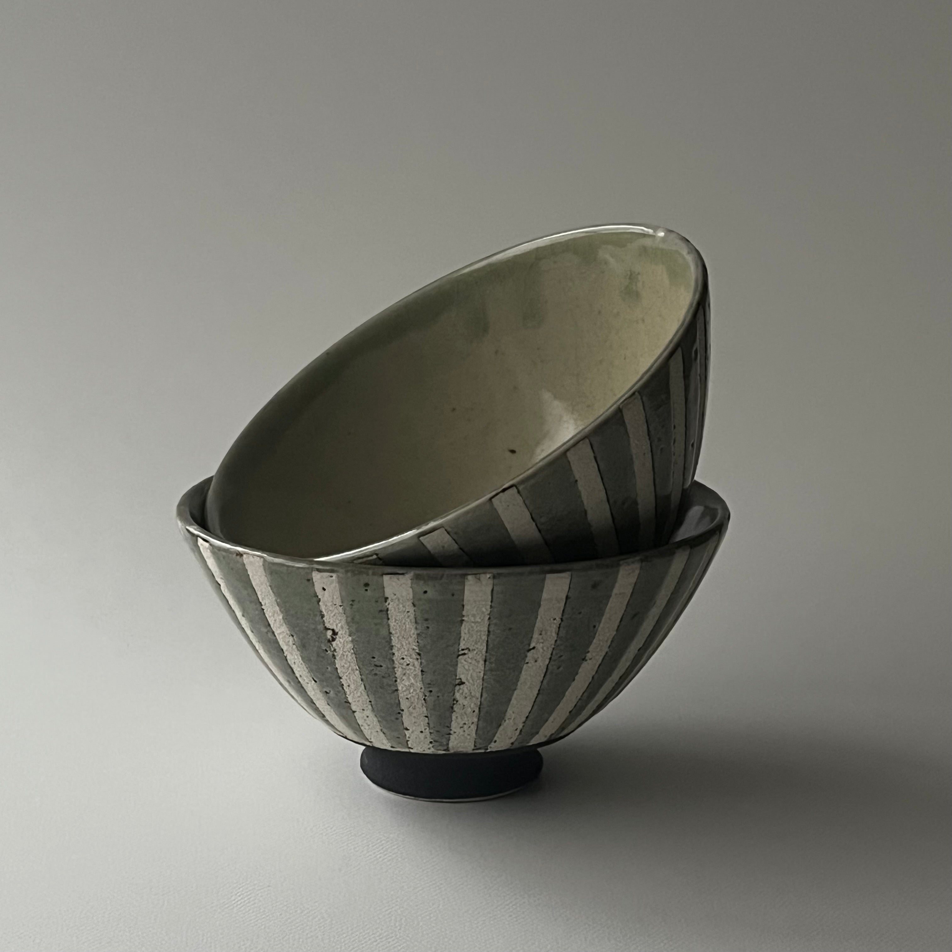 めしわん　青縞々