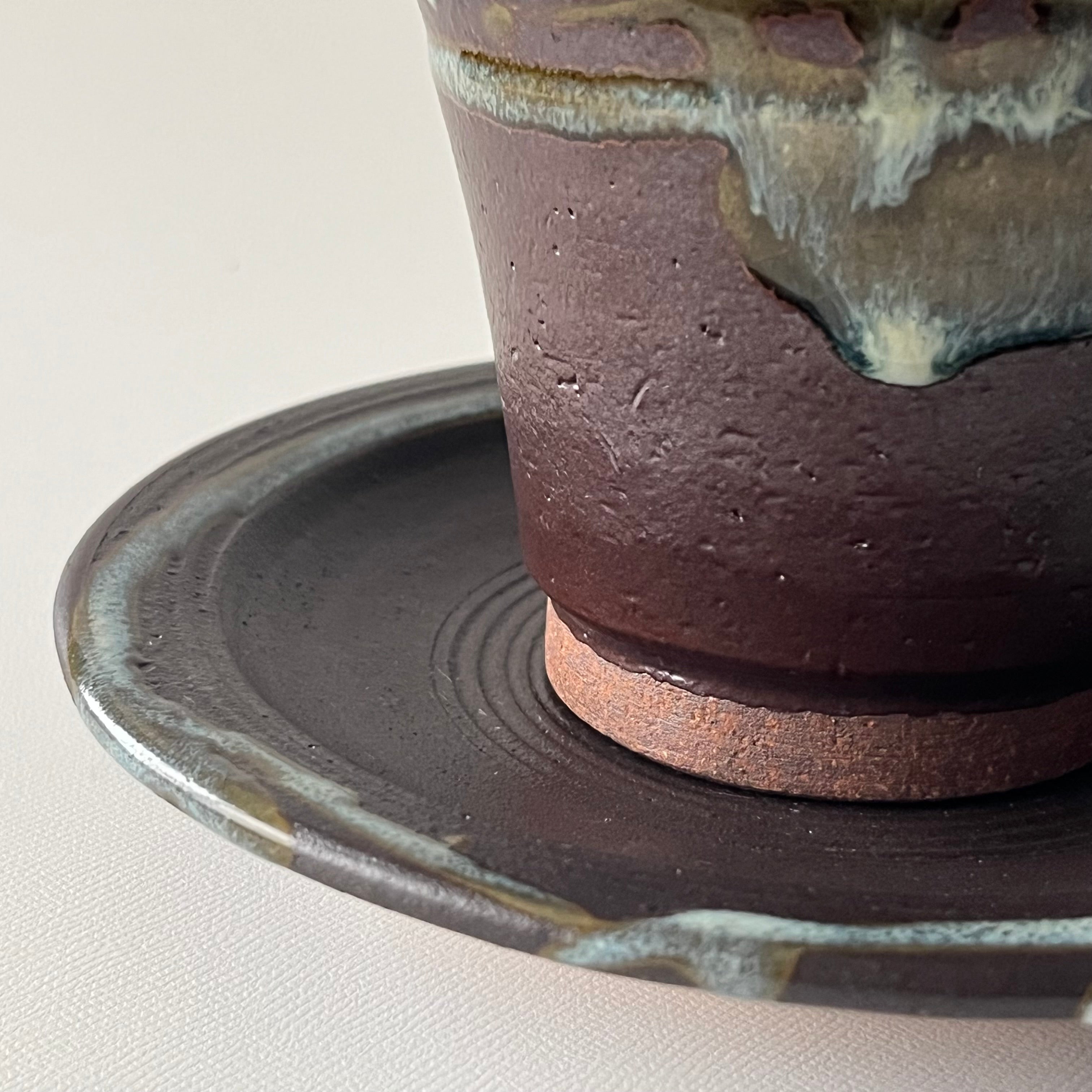 コーヒーカップセット（流し掛け）
