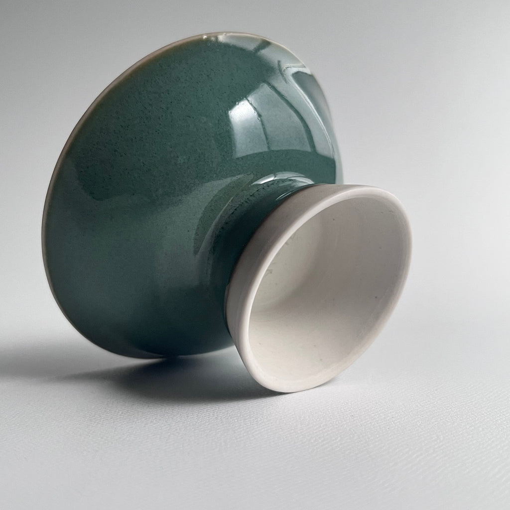 緑釉高台盃 - dandeliOn