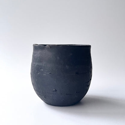 黒釉ロックグラス（粗）