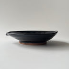 黒絵中皿　パルメット
