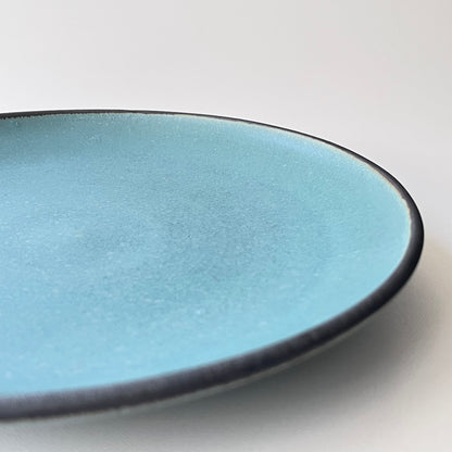 緑青8寸皿