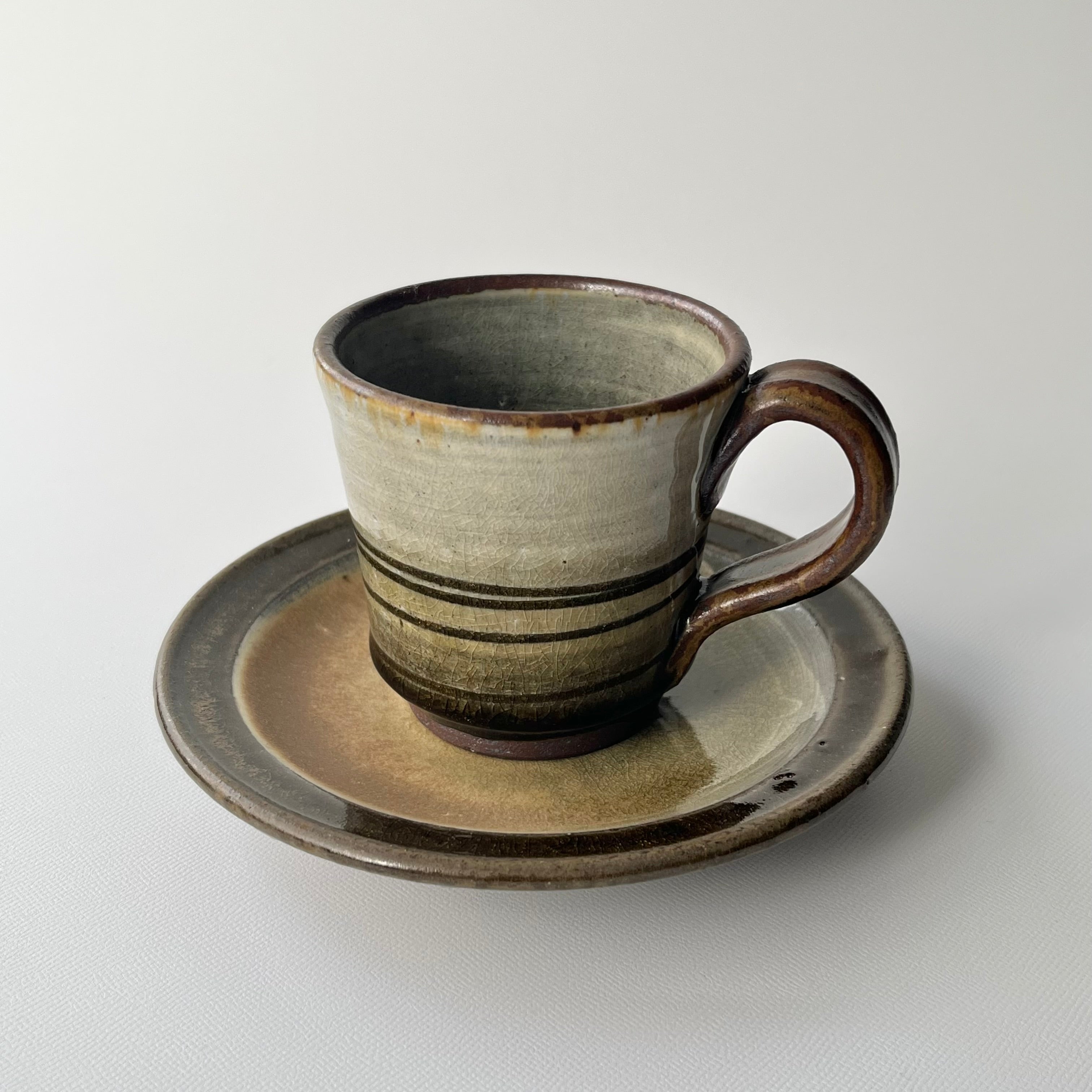 カップ＆ソーサー（孟白ライン）